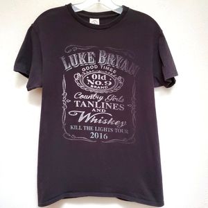 Luke Bryant 2016 Graphic Concert Tour Tee Size S